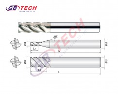 Mũi Dao Phay Trụ Inox (SUE204)